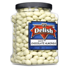 White Chocolate Almonds — Jumbo Jar - It's Delish