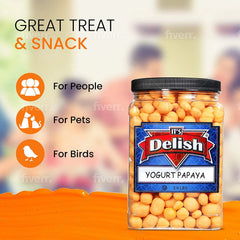 Yogurt-Covered Dried Papaya — Jumbo Jar - It's Delish (photo 5)