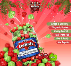 Holiday Red & Green Popcorn — Jumbo Jar - It's Delish (photo 6)