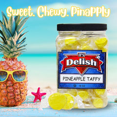 Pineapple Soft Taffy Chews Jumbo Jar - It's Delish (photo 3)