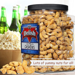 Honey Roasted Cashews — Jumbo Jar - It's Delish (photo 5)