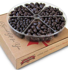 Gourmet White & Dark Chocolate Nuts Gift Tray 6-Pt - It's Delish (photo 4)