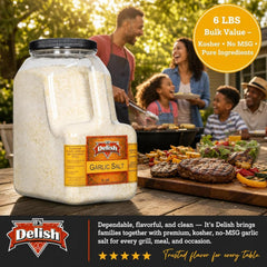 Garlic Salt 6 LBS Bulk Restaurant Gallon Jug with Handle - It's Delish (photo 6)