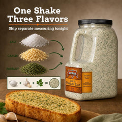 Garlic Parsley Salt 6 LBS Bulk Gallon Jug with Handle - It's Delish (photo 3)