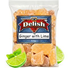 Crystallized Ginger Chunks with Lime - It's Delish