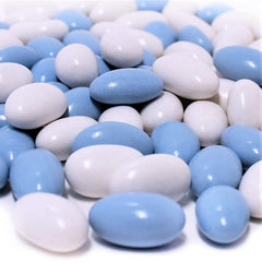 Blue and White Jordan Almonds Mix, 3.5 lbs Jumbo Container - It's Delish (photo 2)