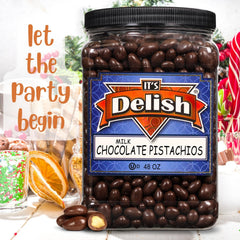 Milk Chocolate Covered Pistachios — Jumbo Jar - It's Delish (photo 3)