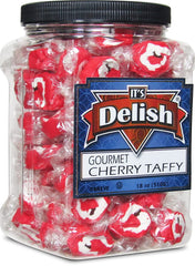 Cherry Taffy Chews — Jumbo Jar - It's Delish