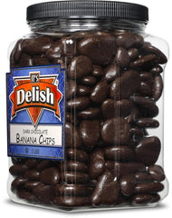Dark Chocolate Banana Chips Jumbo Jar - It's Delish (photo 6)