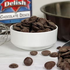 Sugar-Free Dark Chocolate Discs — Jumbo Jar - It's Delish (photo 2)