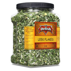 Dried Leek Flakes — Jumbo Jar - It's Delish