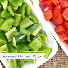 Dehydrated Red & Green Bell Peppers Mix - It's Delish (photo 4)
