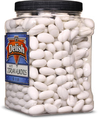 White Jordan Almonds 3.5 lbs Jumbo Container - It's Delish (photo 3)