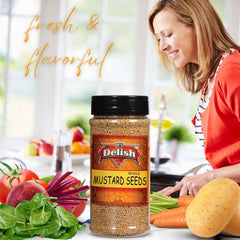 Whole Yellow Mustard Seeds All Natural - It's Delish (photo 6)