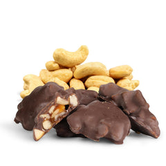Chocolate Caramel Rice Crispies Clusters — Red Gift Box - It's Delish (photo 16)