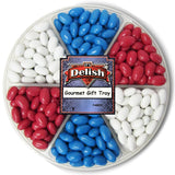 Patriotic Jordan Almonds Gift Tray