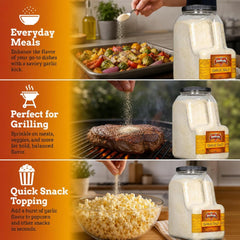 Garlic Salt 6 LBS Bulk Restaurant Gallon Jug with Handle - It's Delish (photo 5)