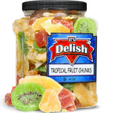 Tropical Dried Mixed Fruit Chunks Jumbo Jar
