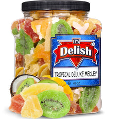 Tropical Deluxe Dried Mixed Fruit Jumbo Jar - It's Delish