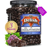 Dark Chocolate Covered Raisins Jumbo Jar
