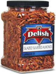 Glazed Slivered Almonds — Jumbo Jar - It's Delish