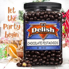 Dark Chocolate Covered Pistachios — Jumbo Jar - It's Delish (photo 3)