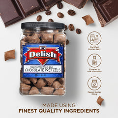 Milk Chocolate Peanut Butter Pretzels — Jumbo Jar - It's Delish (photo 2)