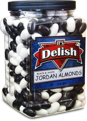Tuxedo Black & White Jordan Almonds — Jumbo Jar - It's Delish
