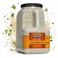 Garlic Parsley Salt 6 LBS Bulk Gallon Jug with Handle - It's Delish (photo 4)