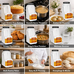 Potato Starch 6 LBS Bulk Restaurant Jug with Handle - It's Delish (photo 3)