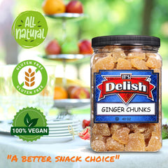 Crystallized Ginger Chunks — Jumbo Jar - It's Delish (photo 3)