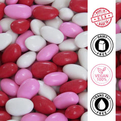 Red, Pink & White Jordan Almonds Mix — Jumbo Jar - It's Delish (photo 6)