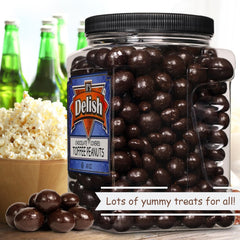 Dark Chocolate Toffee Coated Peanuts — Jumbo Jar - It's Delish (photo 6)