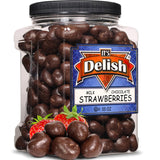 Milk Chocolate Dried Strawberries Jumbo Jar