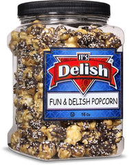 Caramel Fun & Delish Popcorn — Jumbo Jar - It's Delish