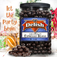 Dark Chocolate Espresso Beans Jumbo Jar - It's Delish (photo 3)