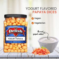 Yogurt-Covered Dried Papaya — Jumbo Jar - It's Delish (photo 3)