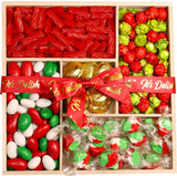 Christmas Candy Gift Tray Wood Platter