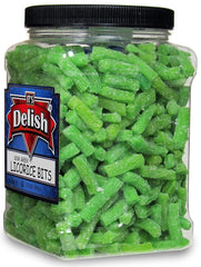 Sour Green Apple Licorice Bits — Jumbo Jar - It's Delish (photo 3)