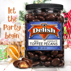 Milk Chocolate Toffee Coated Pecans — Jumbo Jar - It's Delish (photo 3)