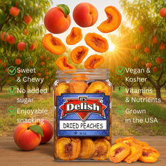 Dried Peaches — Jumbo Jar - It's Delish (photo 3)