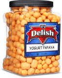Yogurt-Covered Dried Papaya — Jumbo Jar
