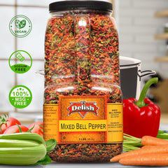 Red & Green Bell Peppers Mix — Restaurant Gallon Size - It's Delish (photo 3)