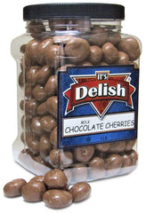 Milk Chocolate Covered Cherries - Jumbo Container - It's Delish