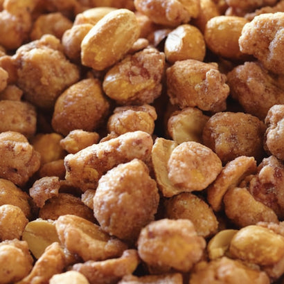 Cinnamon Flavored Toffee Covered Peanuts - It's Delish