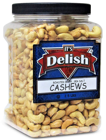Roasted Salted Cashews with Sea Salt - It's Delish
