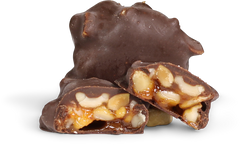 Peanut Caramel Clusters with Dark Chocolate - It's Delish (photo 3)