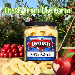 Dried Apple Rings Jumbo Jar - It's Delish (photo 4)