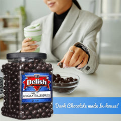 Dark Chocolate Blueberries — Jumbo Jar - It's Delish (photo 6)