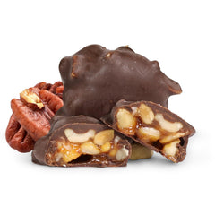 Milk Chocolate Peanut Caramel Clusters — Red Gift Box - It's Delish (photo 6)